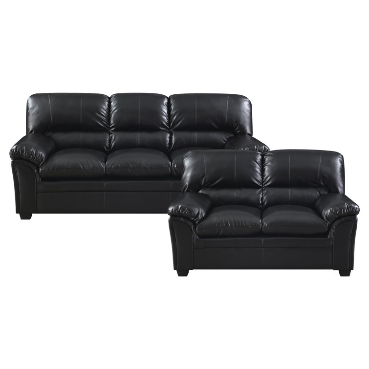 Latitude Run® 2 Piece Faux Leather Living Room Set Wayfair